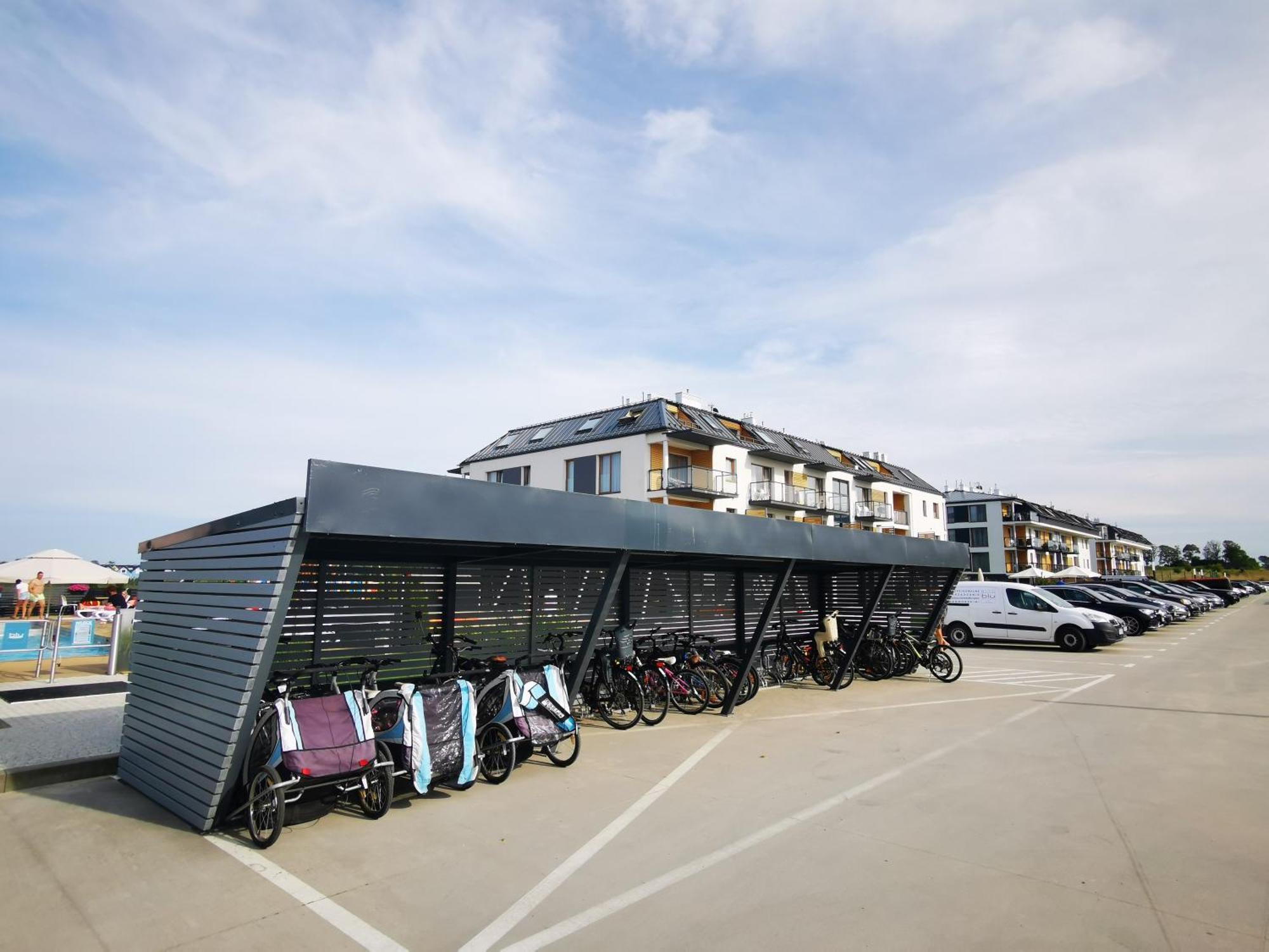 Klimatyzowany Apartament Blue , Sarbinowo Parking Basen Exterior photo