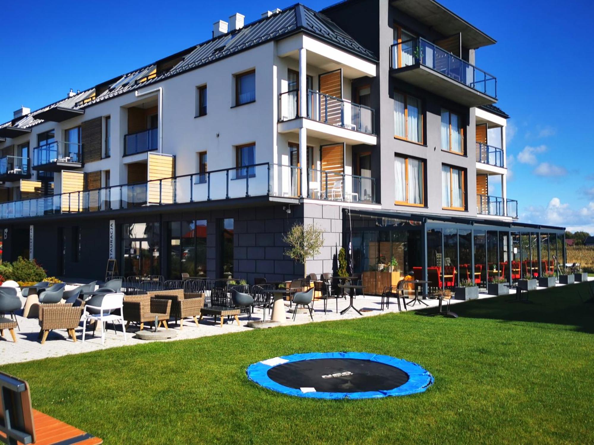 Klimatyzowany Apartament Blue , Sarbinowo Parking Basen Exterior photo