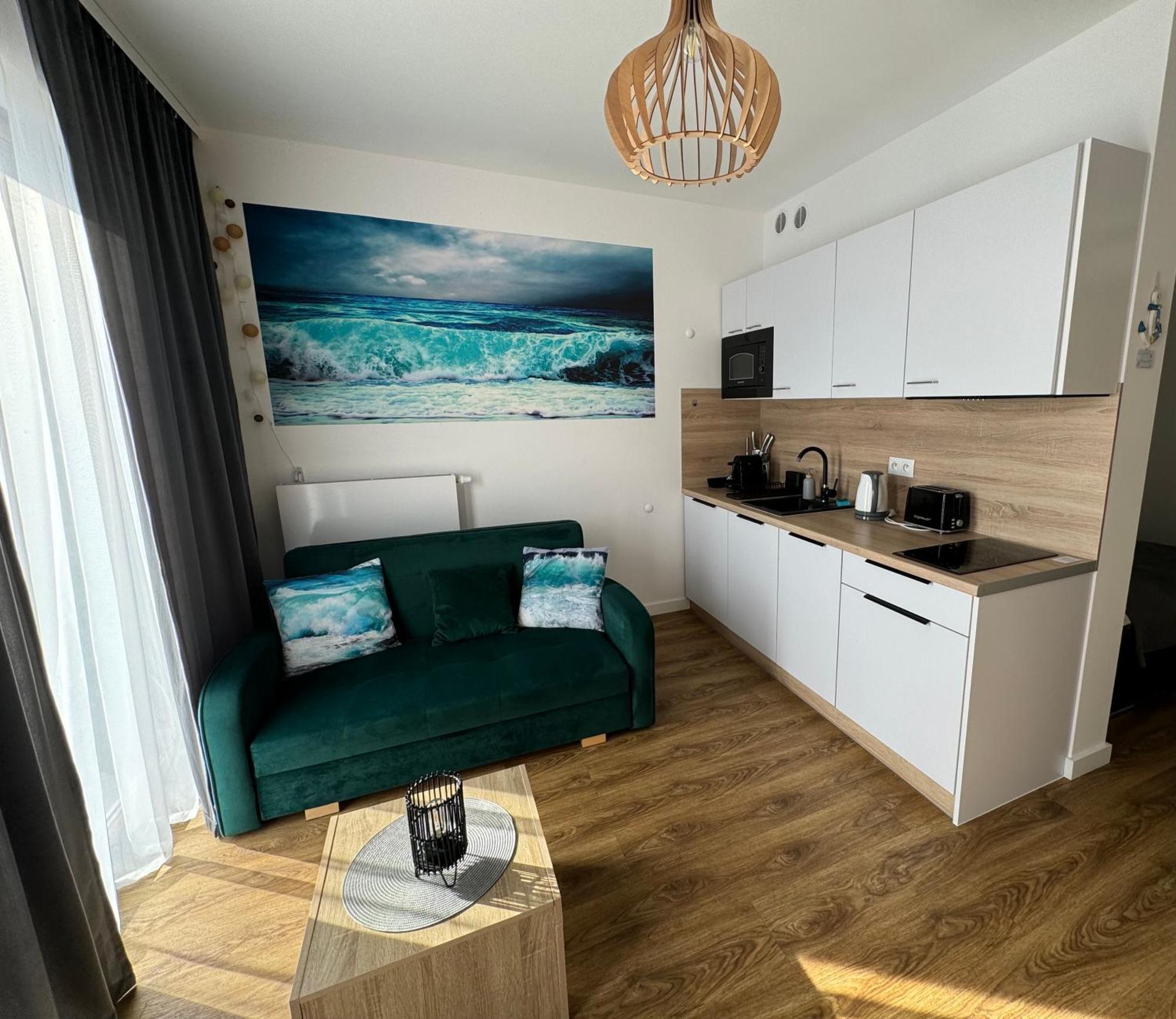 Klimatyzowany Apartament Blue , Sarbinowo Parking Basen Exterior photo